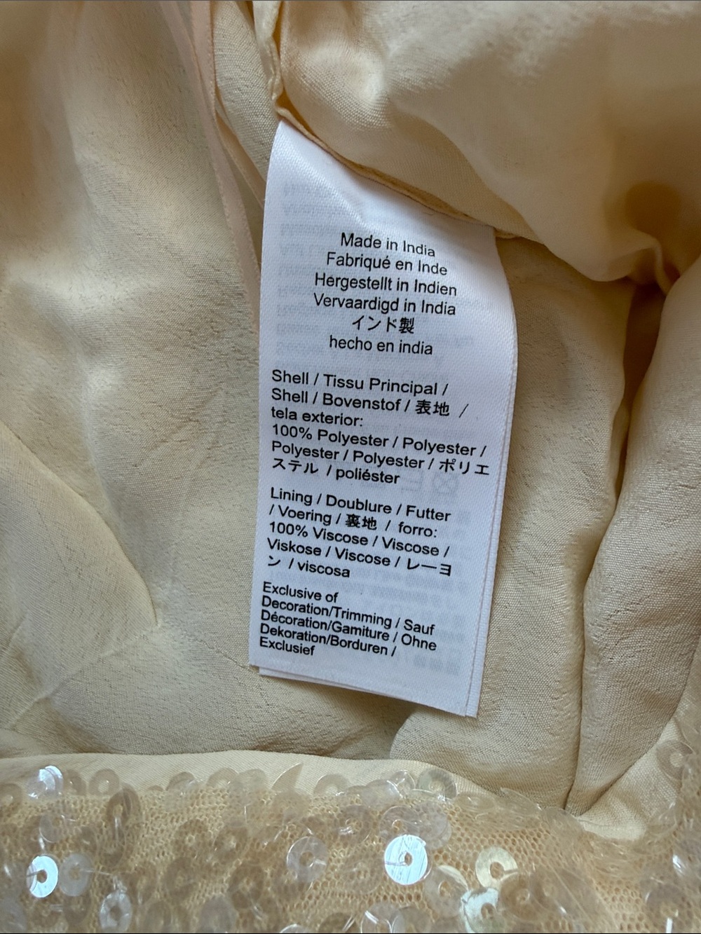 J. Crew Gold Sequin Mini Skirt - Picture 5 of 7